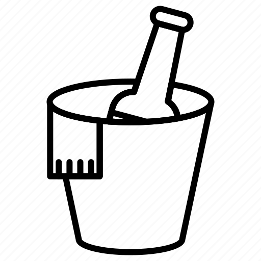 Bottle, bucket, drink, in icon - Download on Iconfinder
