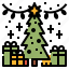 xmas, decorations, tree, gifts, christmas 