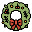 ornament, xmas, wreath, decoration, christmas
