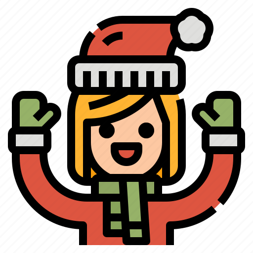 Girl, daughter, xmas, family, christmas icon - Download on Iconfinder