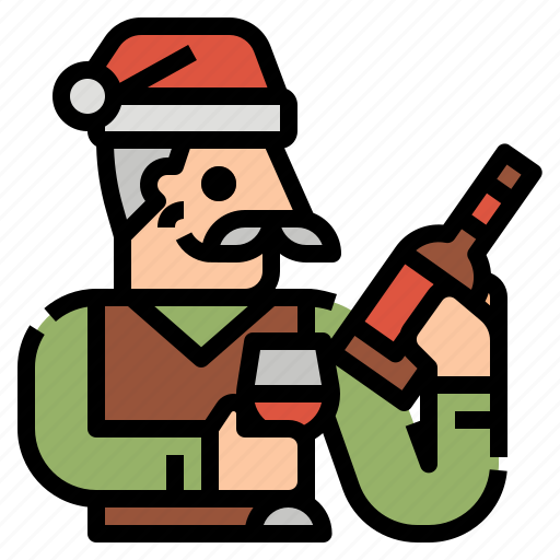 Grandfather, xmas, family, character, christmas icon - Download on Iconfinder
