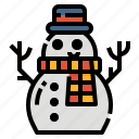 ornament, xmas, snowman, decoration, christmas