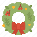wreath, decoration, christmas, xmas, ornament