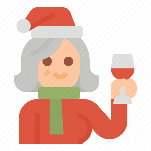 Christmas, character, xmas, family, grandmother icon - Download on Iconfinder