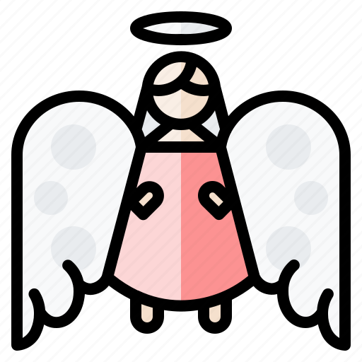 Angel, christmas, jesus, blessing, xmas icon - Download on Iconfinder