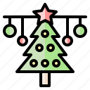 christmas tree, xmas, ornament, decoration, pine tree
