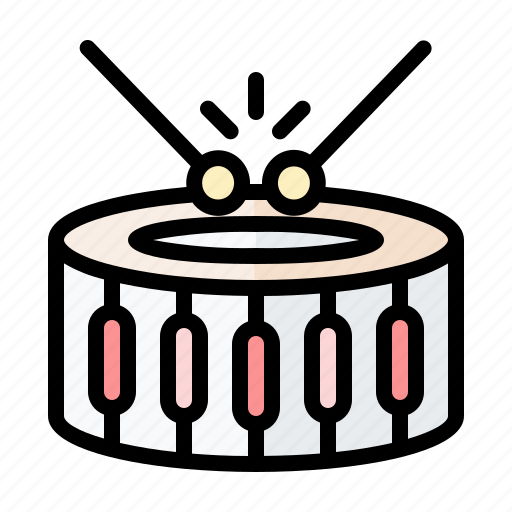 Drum, celebrate, festival, season, marching band icon - Download on Iconfinder