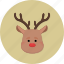 deer, christmas, santa claus 