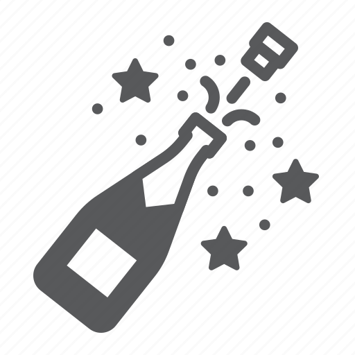 Champagne, bottle, pop, splash, christmas, cork, holiday icon - Download on Iconfinder