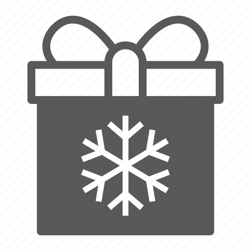 Christmas, gift, box, present, holiday, snowflake, giftbox icon - Download on Iconfinder