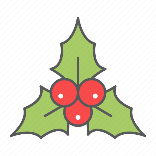 Christmas, holly, berry, berries, fruit, holiday, decoration icon - Download on Iconfinder