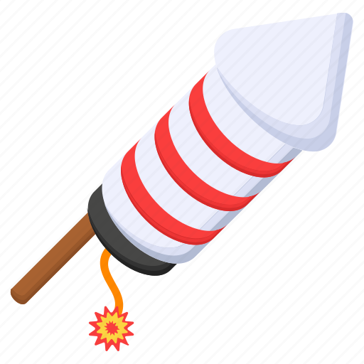 Firecracker, banger, firework, pyrotechnic, rocket cracker icon - Download on Iconfinder