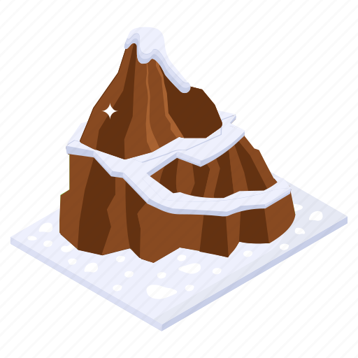 Snowy hills, snowy mountains, landscape, peaks, hill station icon - Download on Iconfinder