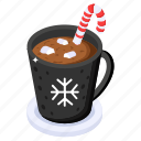 coffee, christmas coffee, cold coffee, cup, mug