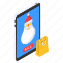 christmas sale, online sale, mobile sale, ecommerce, online shopping