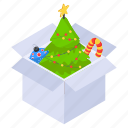 xmas, christmas tree, giftbox, hamper, xmas gift