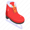 skate shoe, ice skate, shoe, skating shoe, boot