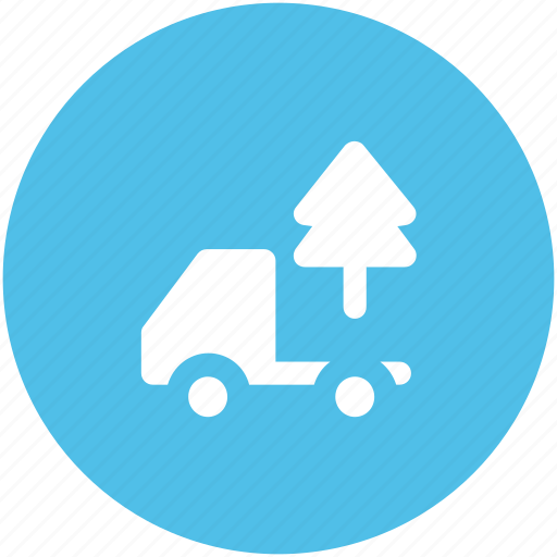 Delivery truck, planting service, shipping truck, tree, tree delivery icon - Download on Iconfinder