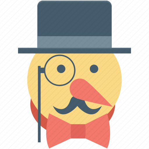 Hipster, monocle, monocle santa, monocle snowman, quizzing glass icon - Download on Iconfinder