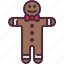 gingerbread, man, cookie, christmas, food, miscellaneous, dessert, bakery, sweet 