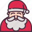 santa, claus, avatar, christmas, xmas, father, character, people, merry 