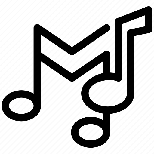 Note, melody, music, musical, song, musician icon - Download on Iconfinder