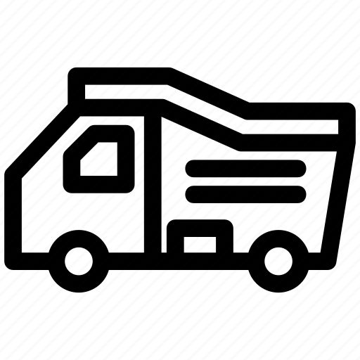 Truck, vehicle, dump, transportation, transport, construction icon - Download on Iconfinder