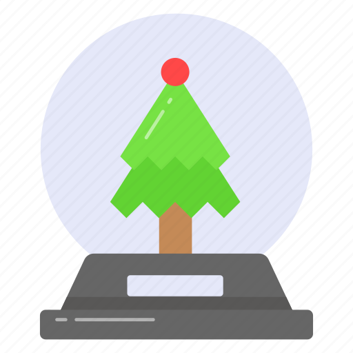 Christmas, globe, glass, event, ball, cedar, tree icon - Download on Iconfinder