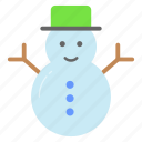 snowman, snow, sculpture, christmas, frosty, man, avatar