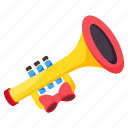 entertainment, object, trumpet, equipment