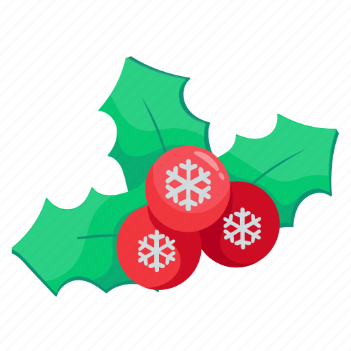 Holly, festive, nature, ornament, holiday icon - Download on Iconfinder