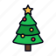 christmas, tree, xmas, pine, decoration, single, forest 
