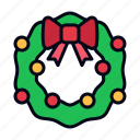 christmas, wreath, xmas, decoration, ornament, celebration, festive, merry, garland