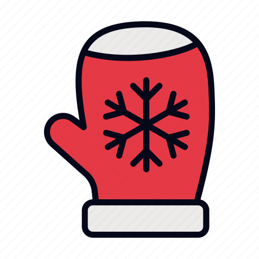 Gloves, christmas, costume, season, winter, snow, fashion icon - Download on Iconfinder