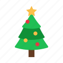 christmas, tree, xmas, pine, decoration, single, forest