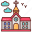 church, chapel, building, christianity, holy, place 