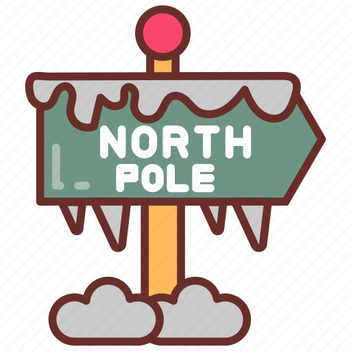 North, pole, sign, coldest, area, polar, region icon - Download on Iconfinder