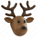 reindeer, wildlife, christmas, xmas, holiday, santa, winter, stag, animal
