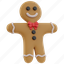 gingerbread, man, sweet, cookie, profile, avatar, christmas, male, user 