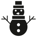 snowman, christmas, sculpture, snow, festive, celebration, frosty