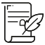 letter, quill, writing, feather, paper, document, calligraphy 