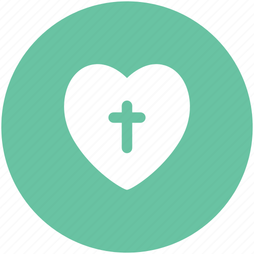 Favorite sign, favourites, heart, heart shape, holy cross, likes, love icon - Download on Iconfinder