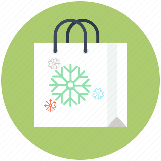 Bag, christmas, gift, handles, reusable, shop icon - Download on Iconfinder