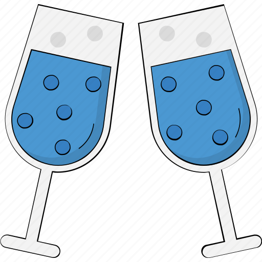 Alcohol, ceremony, champagne, cheers, toasting, wine glass icon - Download on Iconfinder