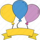 balloon, birthday balloon, decoration balloon, party balloon, party decorations
