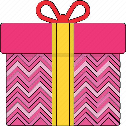 Gift, gift box, present, present box, wrapped gift icon - Download on Iconfinder