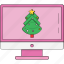 christmas television, fir tree on tv, generic tree, park, pine tree television, television, tv 