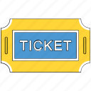 entry ticket, event pass, event ticket, funcion ticket, museum ticket, pass, ticket