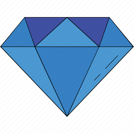 Diamond, gem, gemstone, jewel, precious stone icon - Download on Iconfinder