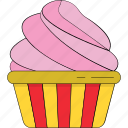 bakery food, cupcake, dessert, fairy cake, muffin